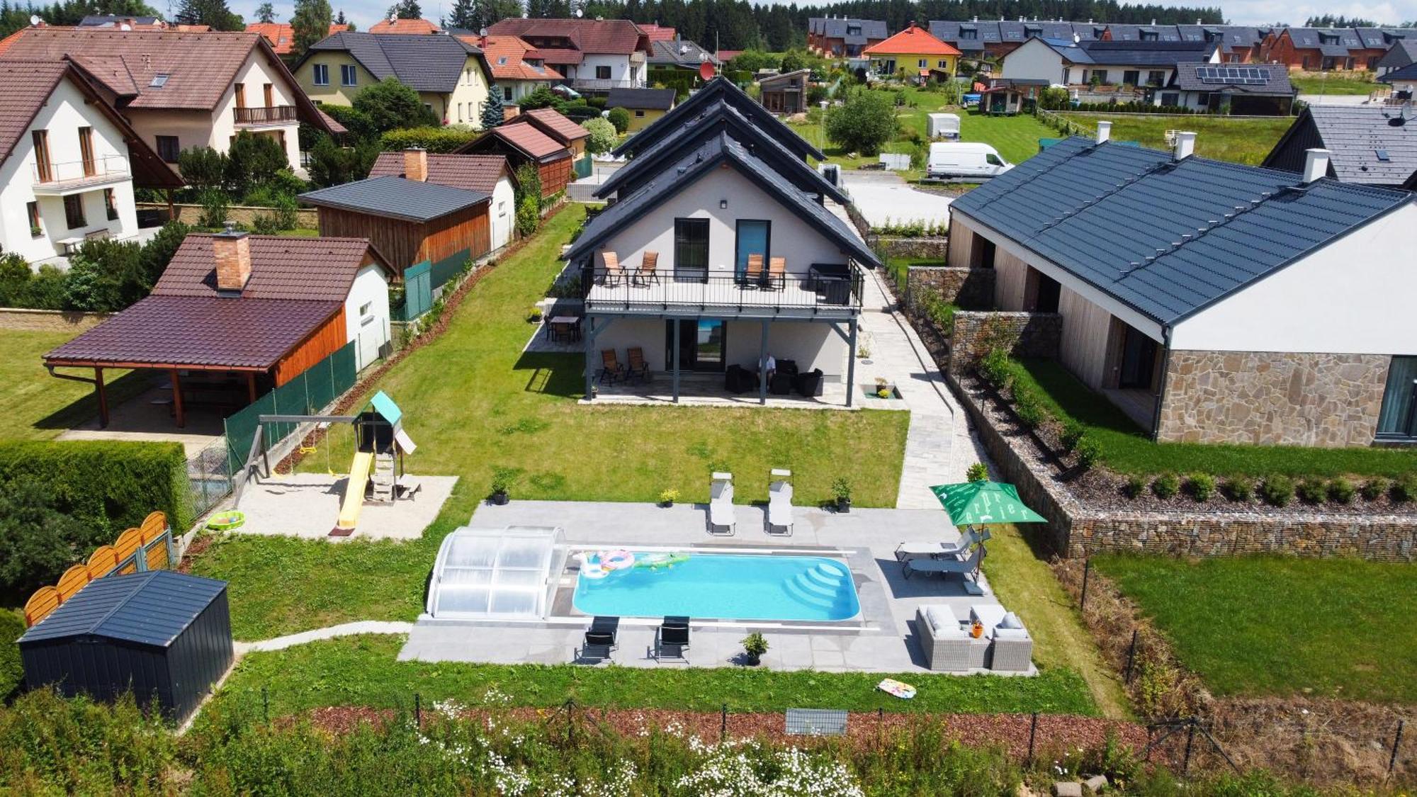 Apartmanove Domy Lipno 1 弗林布尔克 外观 照片